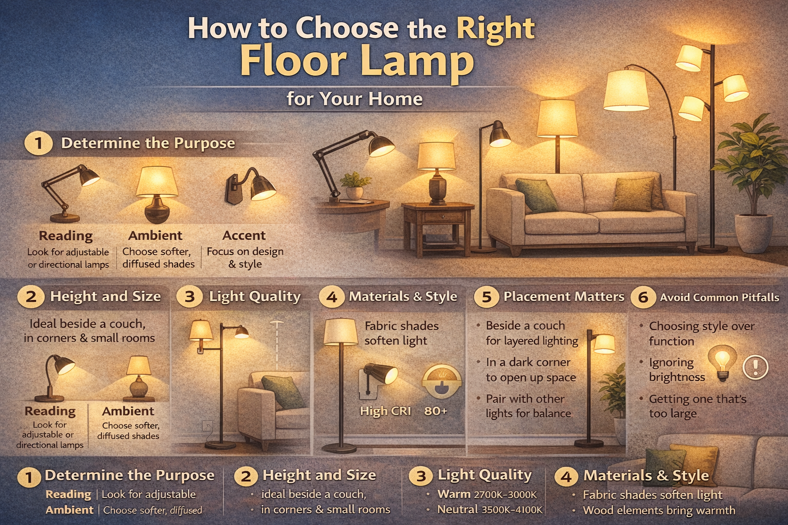 How to Choose the Right Floor Lamp for Your Home