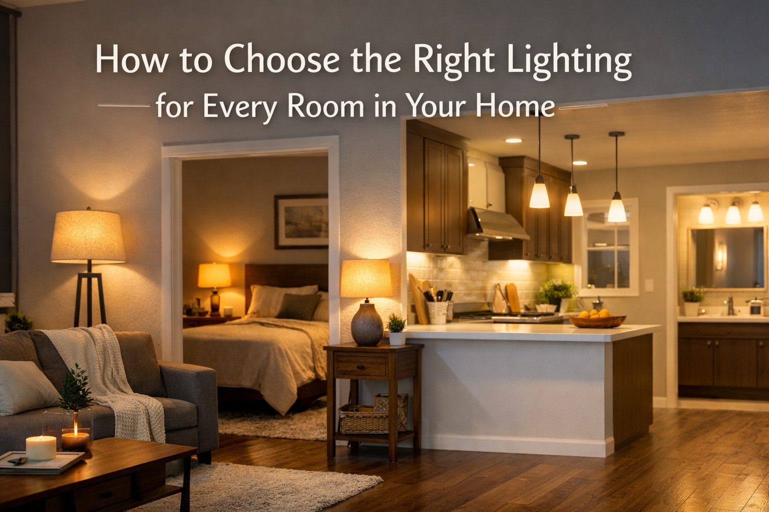 How to Choose the Right Lighting for Every Room in Your Home