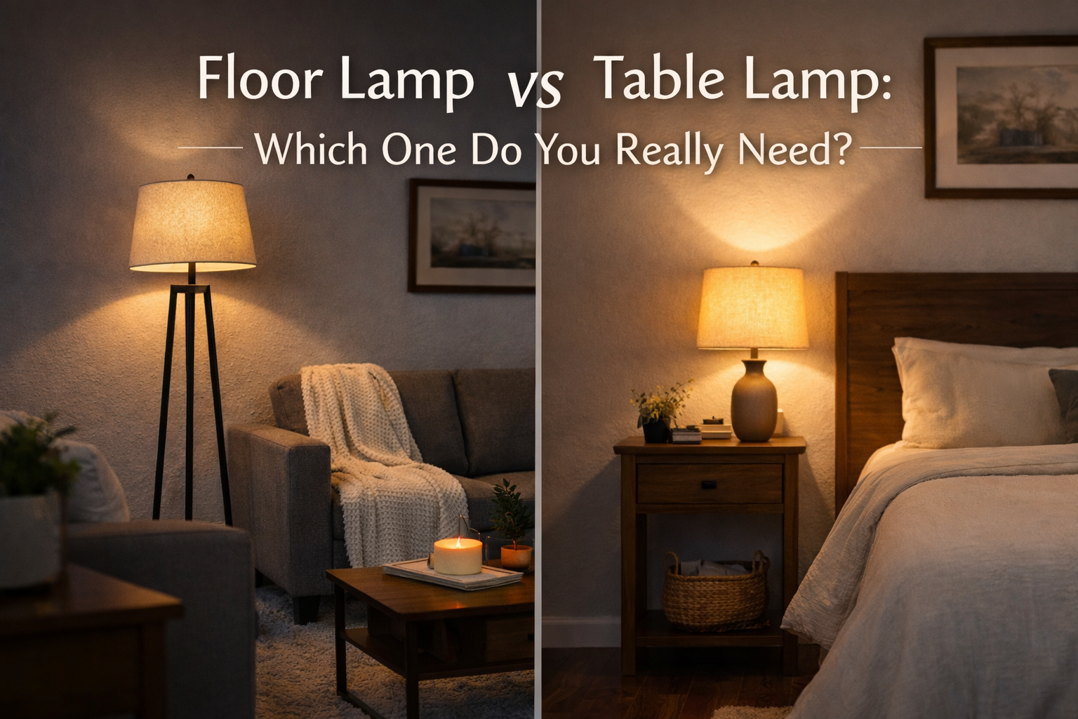 Floor Lamp vs Table Lamp: Which One Do You Really Need?