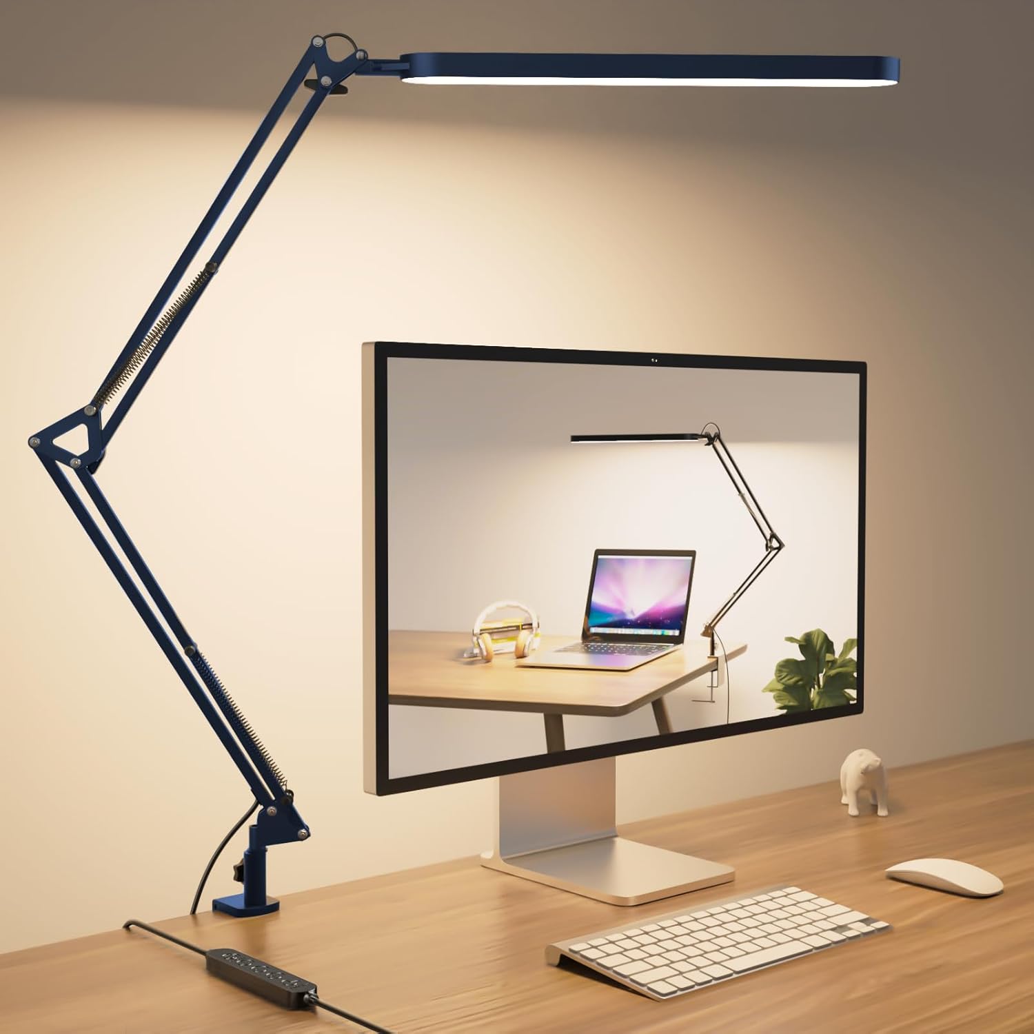 Desk Lamp for Home Office, Eye Comfortable LED Desk Light for Long Hour